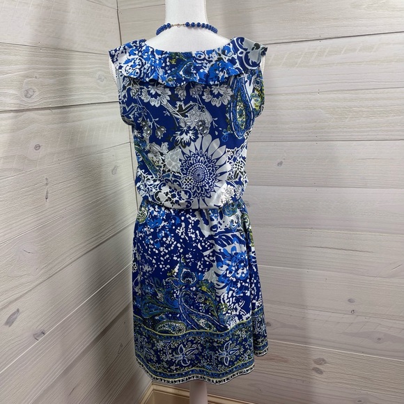 New York & Company Floral & Paisley Dress S FREE SHIP - Picture 3 of 5